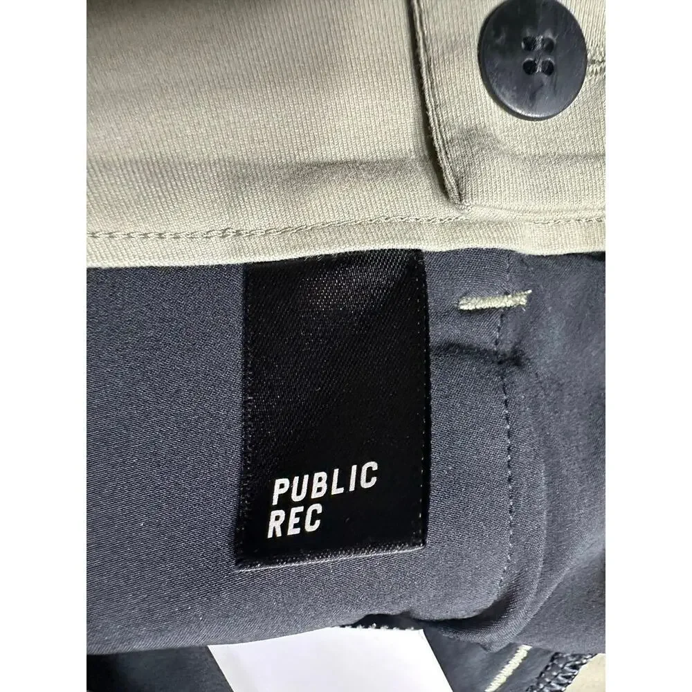 Public Rec Workday Short Chino Pants 28/32 Sage Green Preppy Office Performance